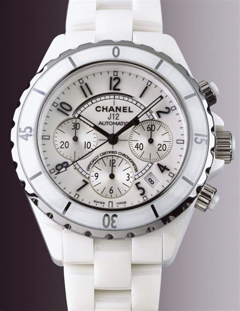 knock off chanel white watch|chanel j12 automatic watch.